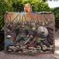Personalized Viking Heirloom Woven Blanket