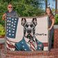 Personalized Great Dane Heirloom Woven Blanket