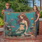 Personalized Mermaid Heirloom Woven Blanket