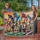 Racing Cyclist Blanket