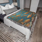 Personalized School Of Fish Heirloom Woven Blanket