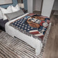 Personalized Cavalier King Charles Spaniel Heirloom Woven Blanket