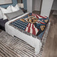 Personalized Yorkshire Terrier Heirloom Woven Blanket