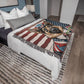 Personalized German Shepherd Heirloom Woven Blanket