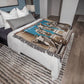 Personalized Ancient Greek Statue Heirloom Woven Blanket