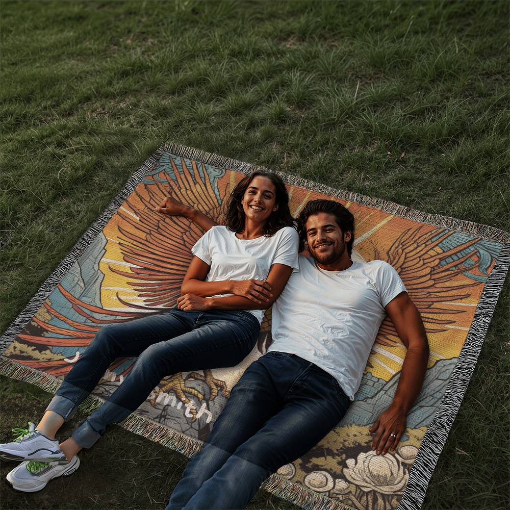 Personalized Phoenix Heirloom Woven Blanket