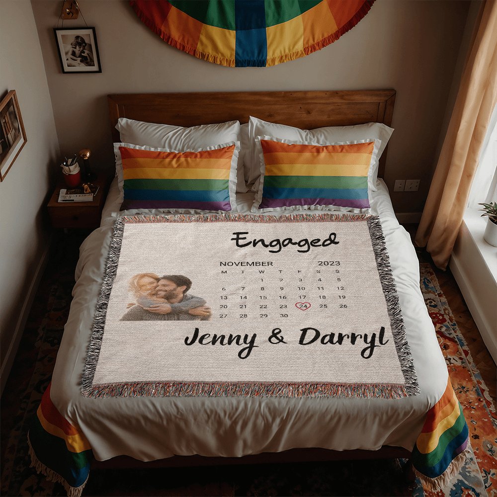 Personalized Couple Heirloom Blanket