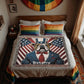 Personalized Bulldog Heirloom Woven Blanket