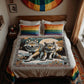 Personalzed Wolves Heirloom Woven Blanket