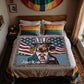 Personalized Dacshund President Heirloom Woven Blanket