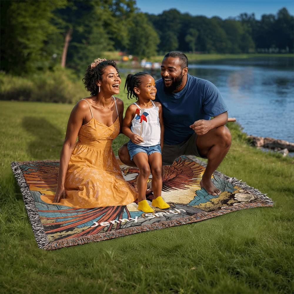 Personalized Phoenix Heirloom Woven Blanket