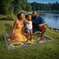 Personalized Sunflower Heirloom Woven Blanket