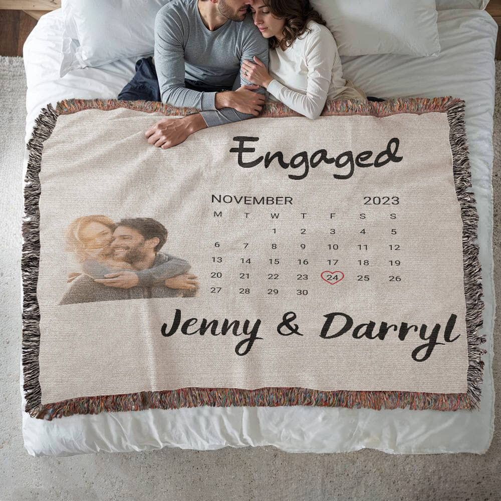 Personalized Couple Heirloom Blanket