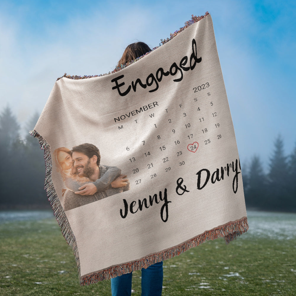 Personalized Couple Heirloom Blanket