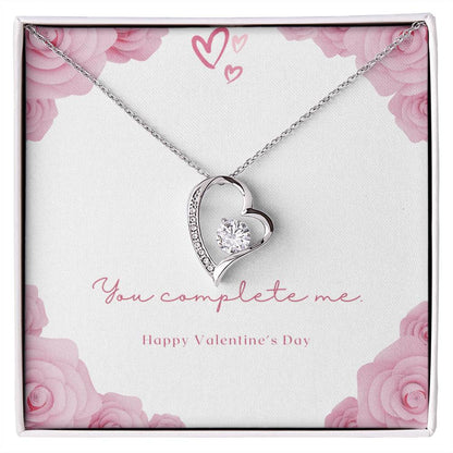 Forever Love Necklace With Message Card. A Gift For That Special Someone On Valentines Day