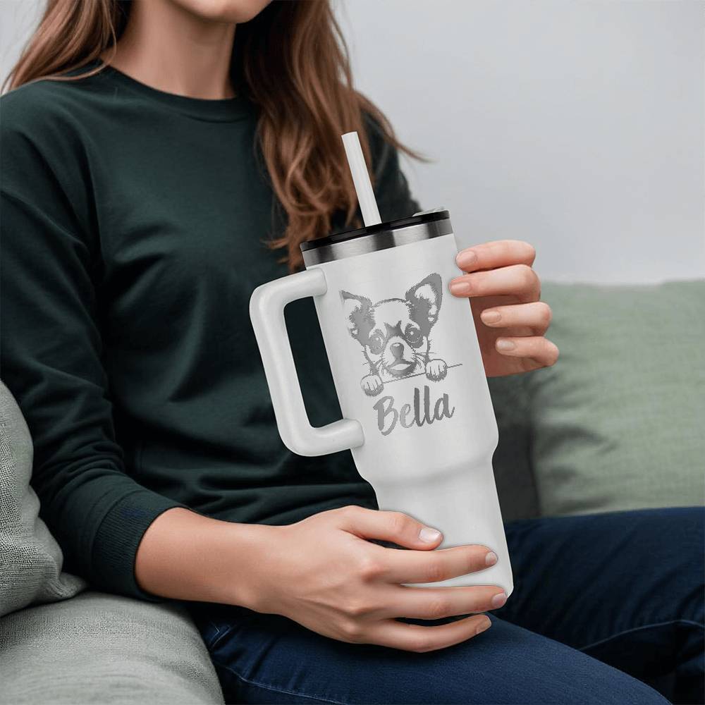 Personalized Dog Lover 40oz Tumbler