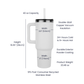 Personalized Dog Lover 40oz Tumbler