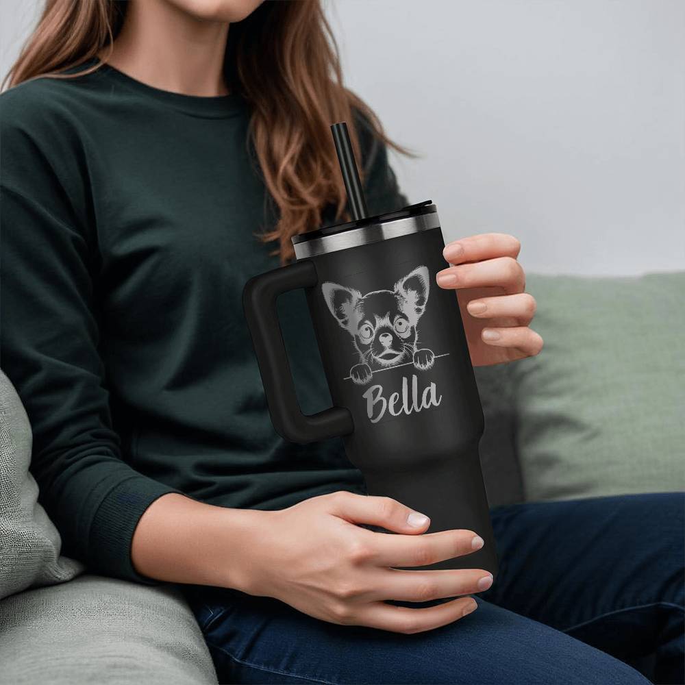 Personalized Dog Lover 40oz Tumbler