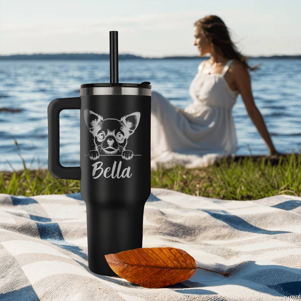 Personalized Dog Lover 40oz Tumbler