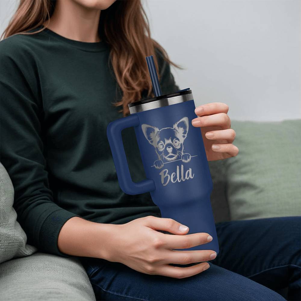 Personalized Dog Lover 40oz Tumbler