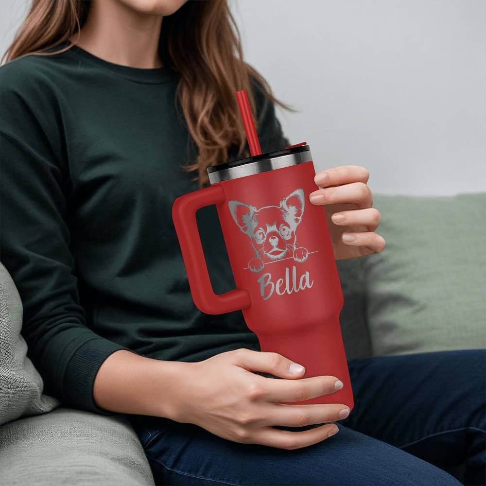 Personalized Dog Lover 40oz Tumbler