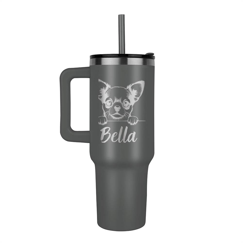 Personalized Dog Lover 40oz Tumbler