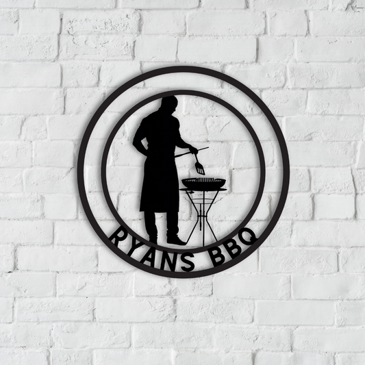 Barbeque Metal Wall Art