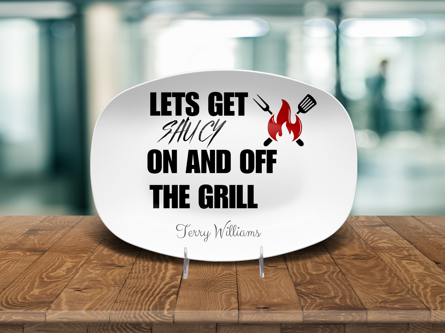 Lets Gets Saucy On And Off The Grill Platter