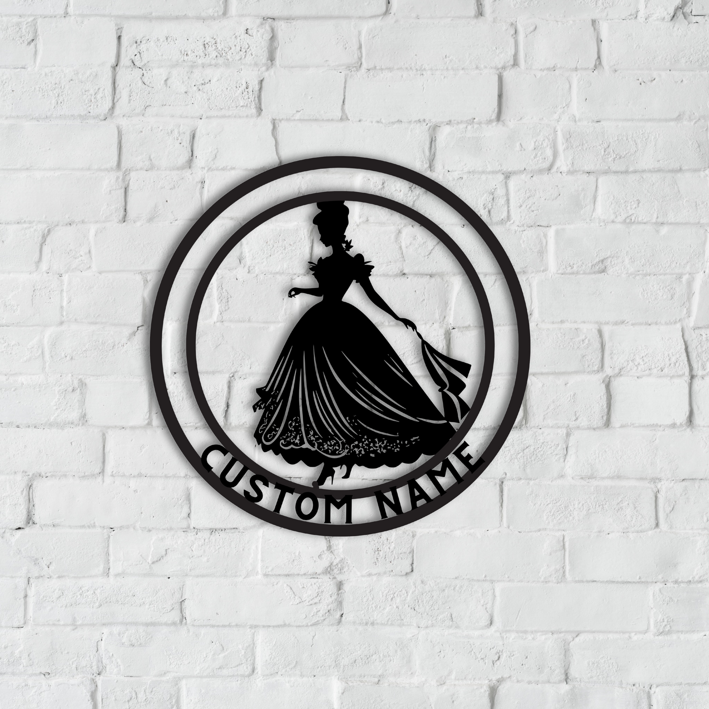 Cinderella Metal Wall Art