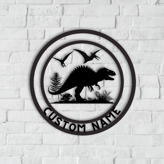 Dinosaur Metal Wall Art