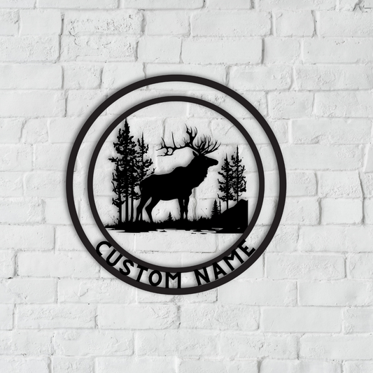 Elk Metal Wall Art