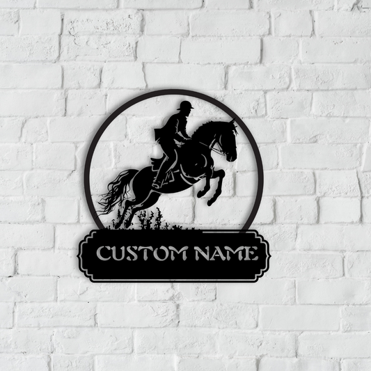 Equestrian Metal Wall Art
