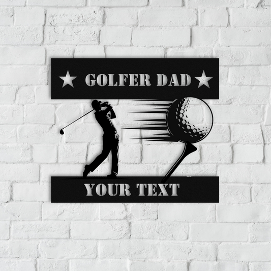 Golf Metal Wall Art