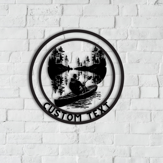 Kayak Metal Wall Art