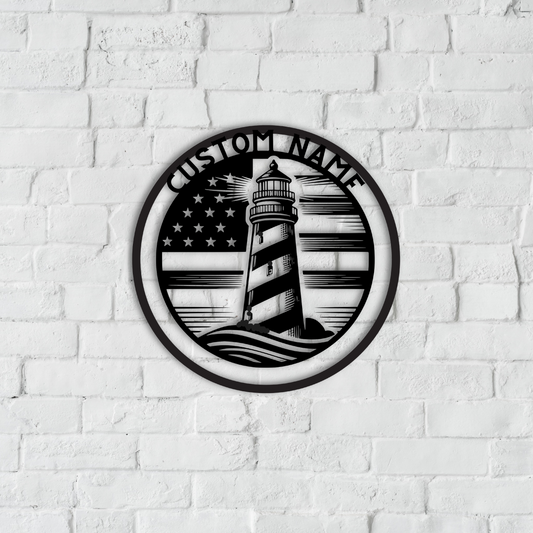 Lighthouse Metal Wall Art