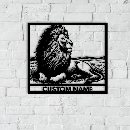 Lion Metal Wall Art