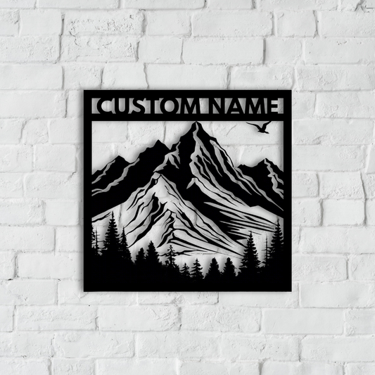 Mountain Metal Wall Art