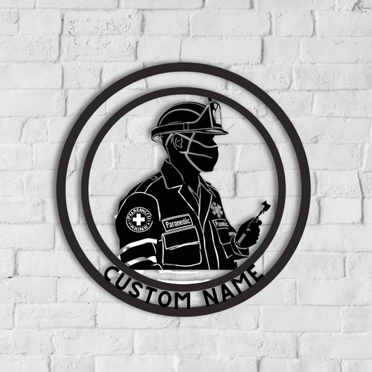 Paramedic Metal Wall Art