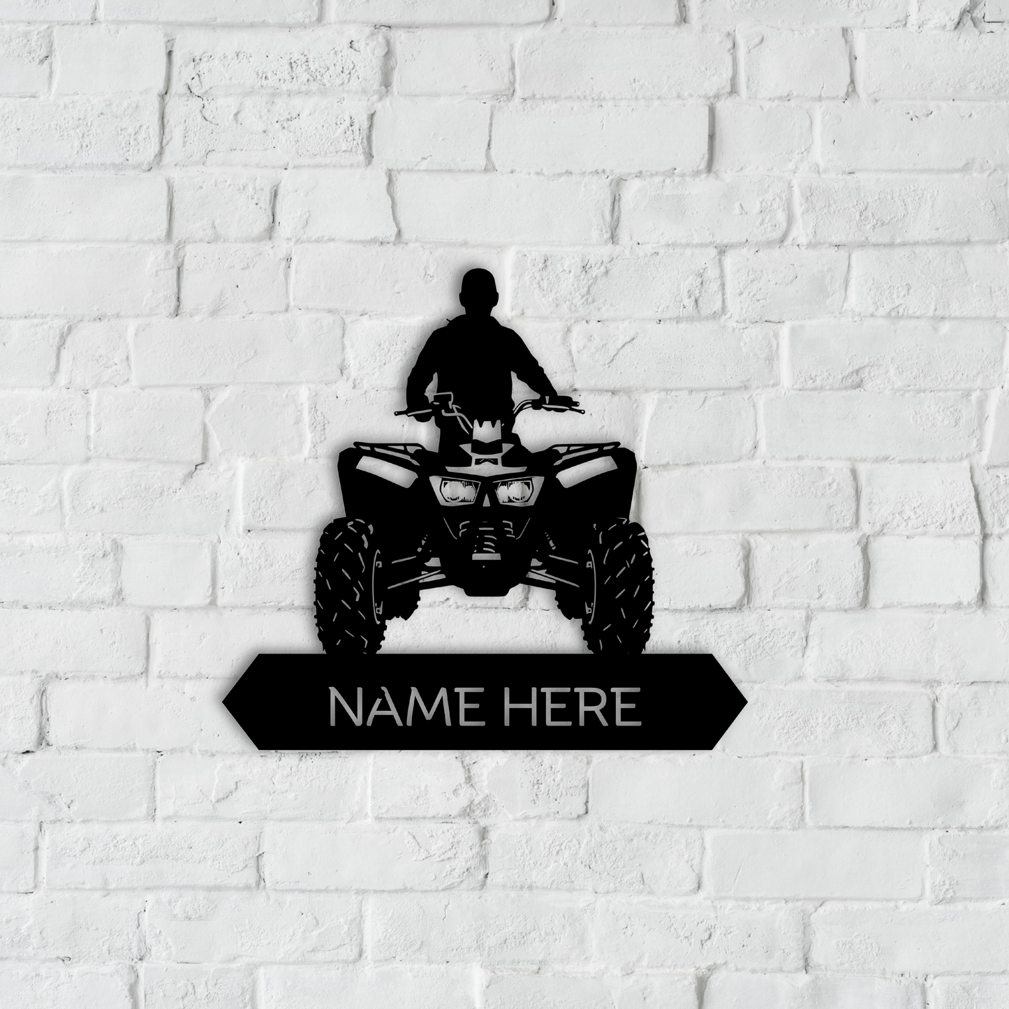 Quadbike Metal Wall Art