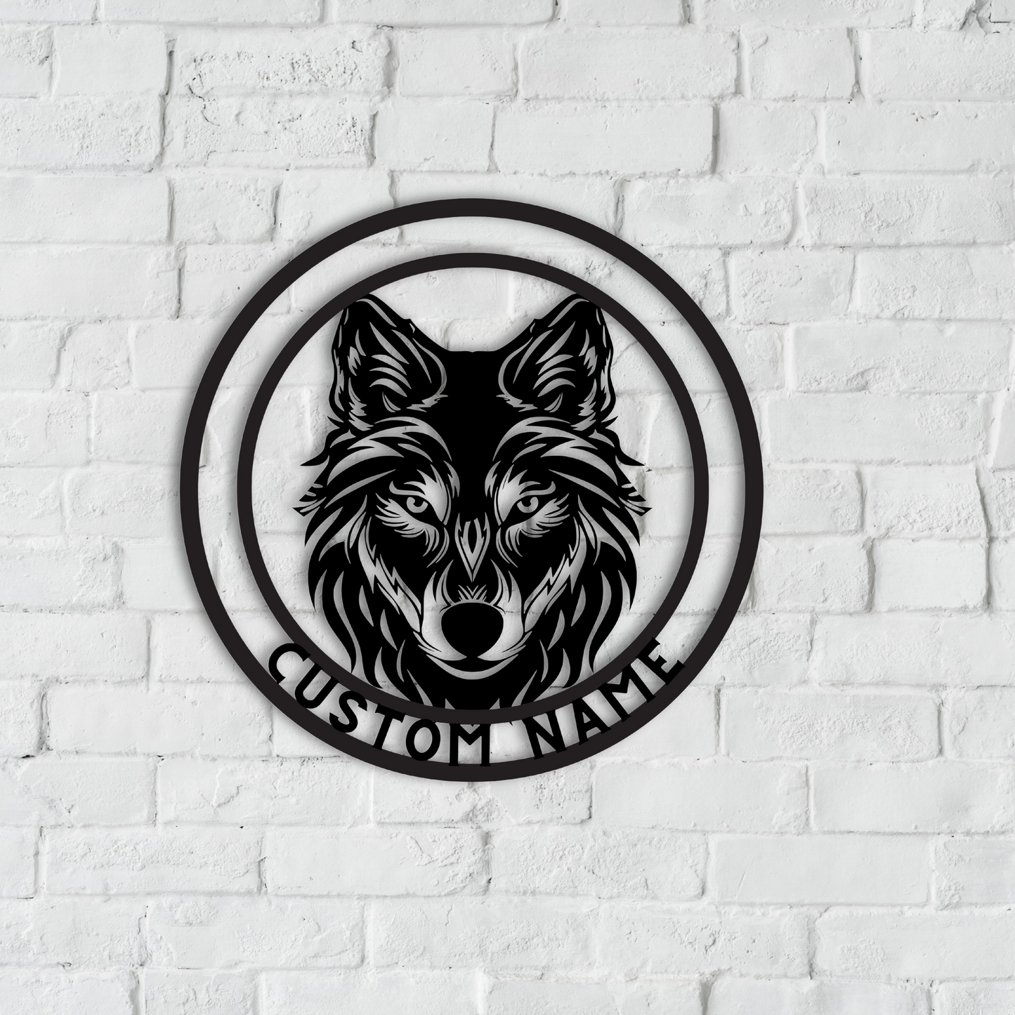 Wolf Metal Wall Art