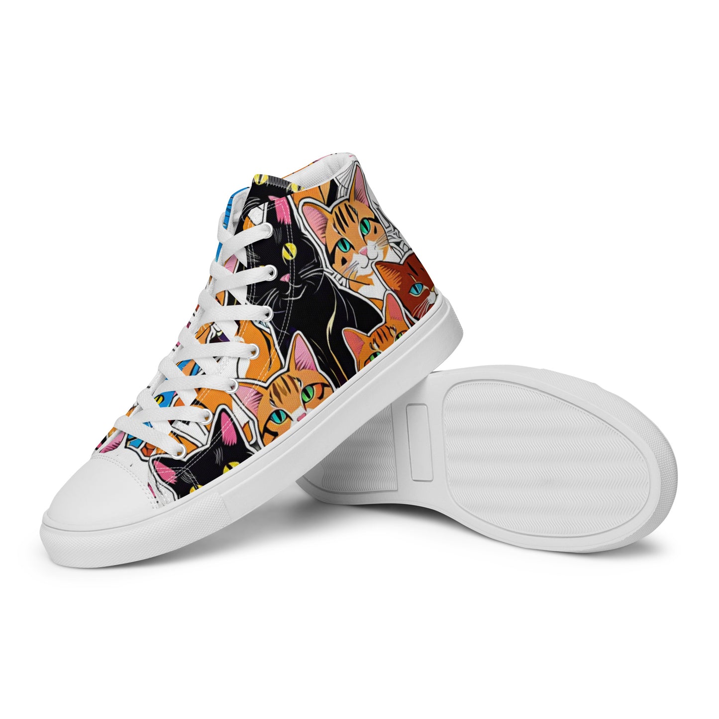 Cats Women’s High Top Canvas Shoes