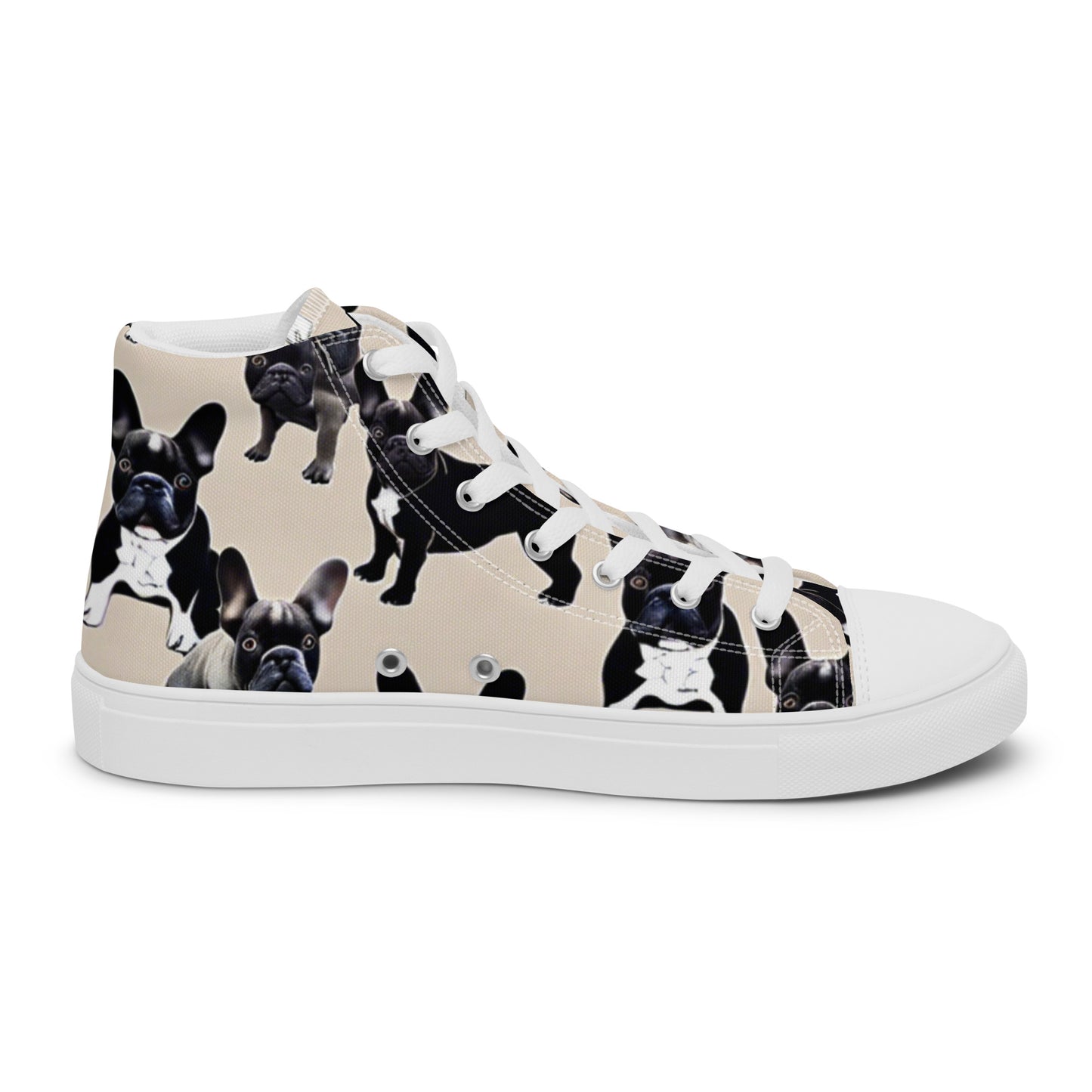 Chihuahua Women’s High Top Canvas Shoes