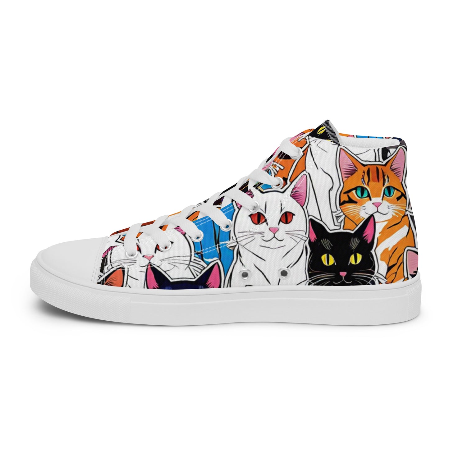 Cats Women’s High Top Canvas Shoes