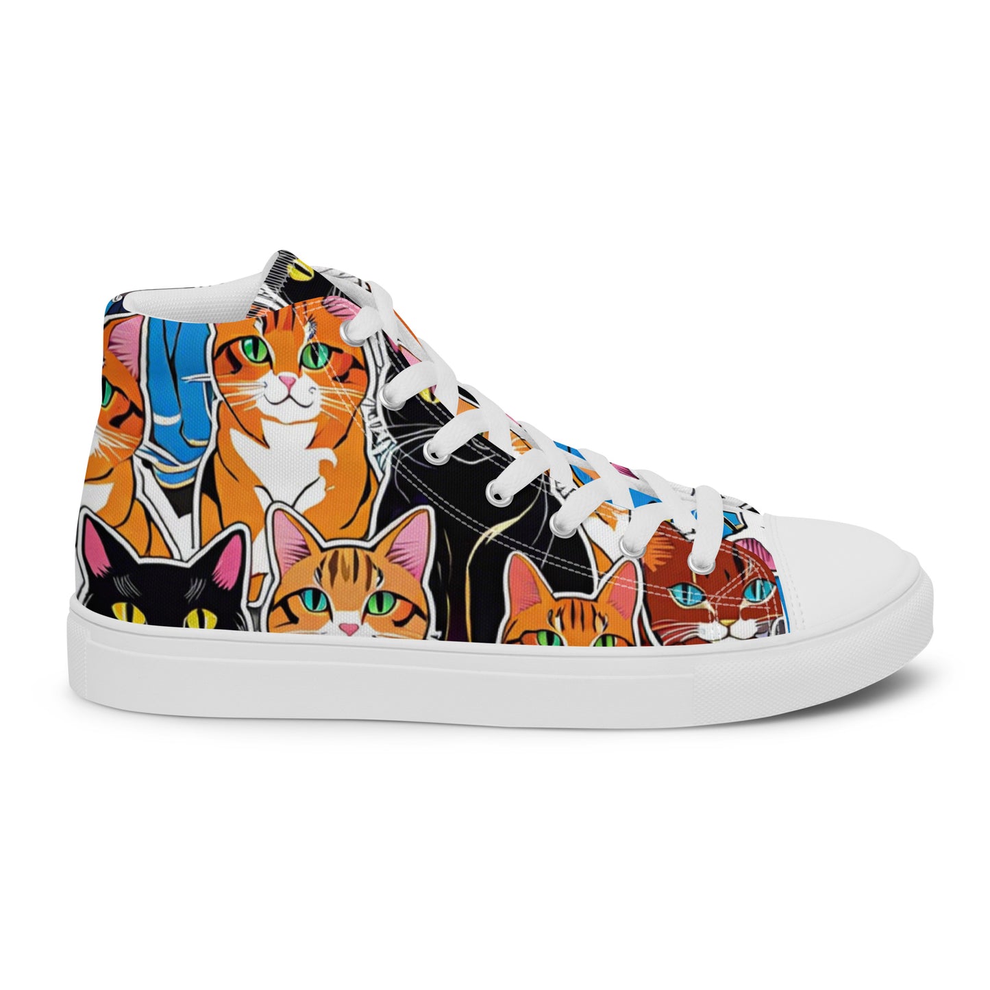 Cats Women’s High Top Canvas Shoes