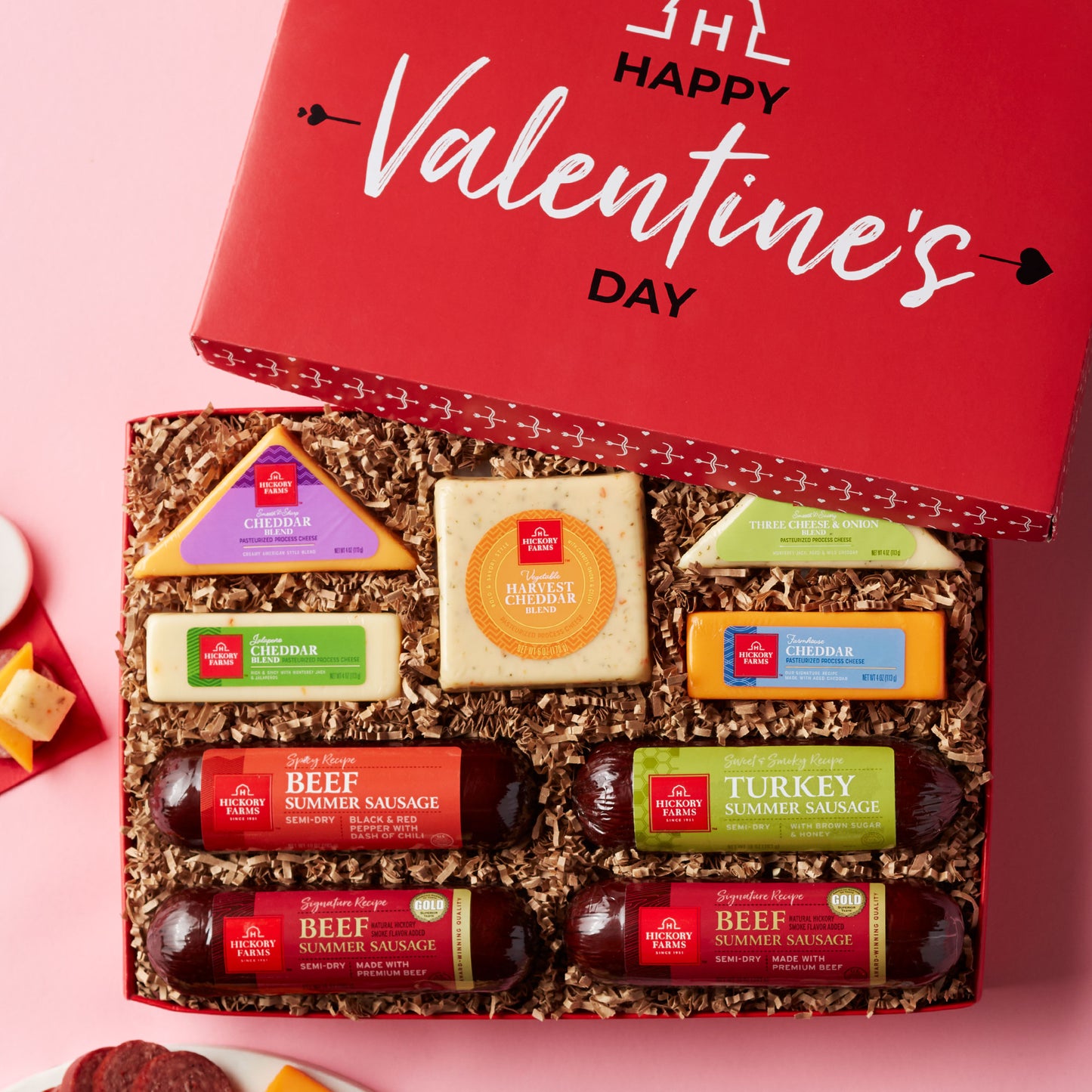 Some Like It Hot: Valentine's Day Cheese & Meat Gift Box