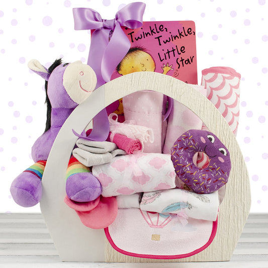 Twinkle, Twinkle: Baby Girl Gift Basket
