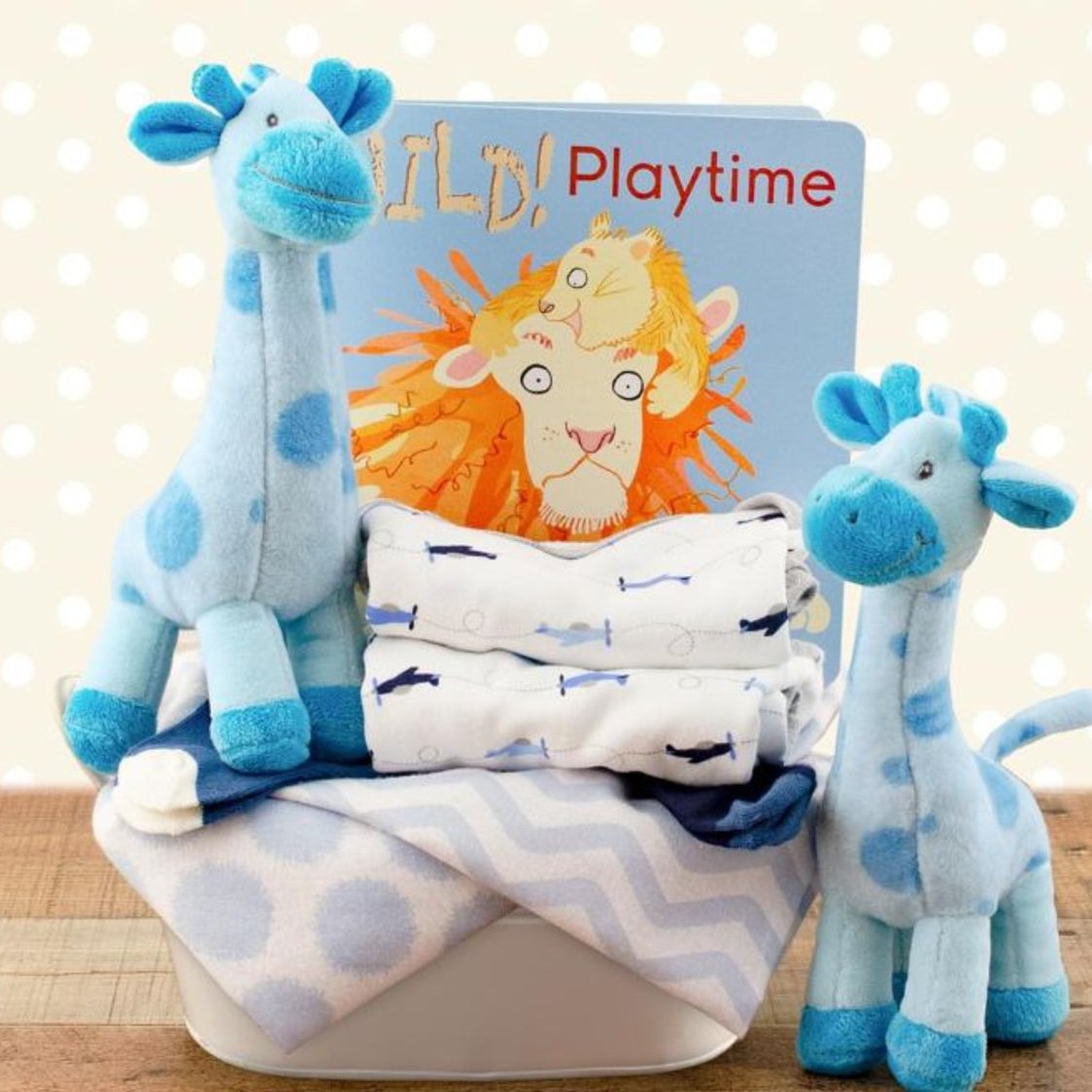 Terrific Twins: Baby Boys Gift Basket