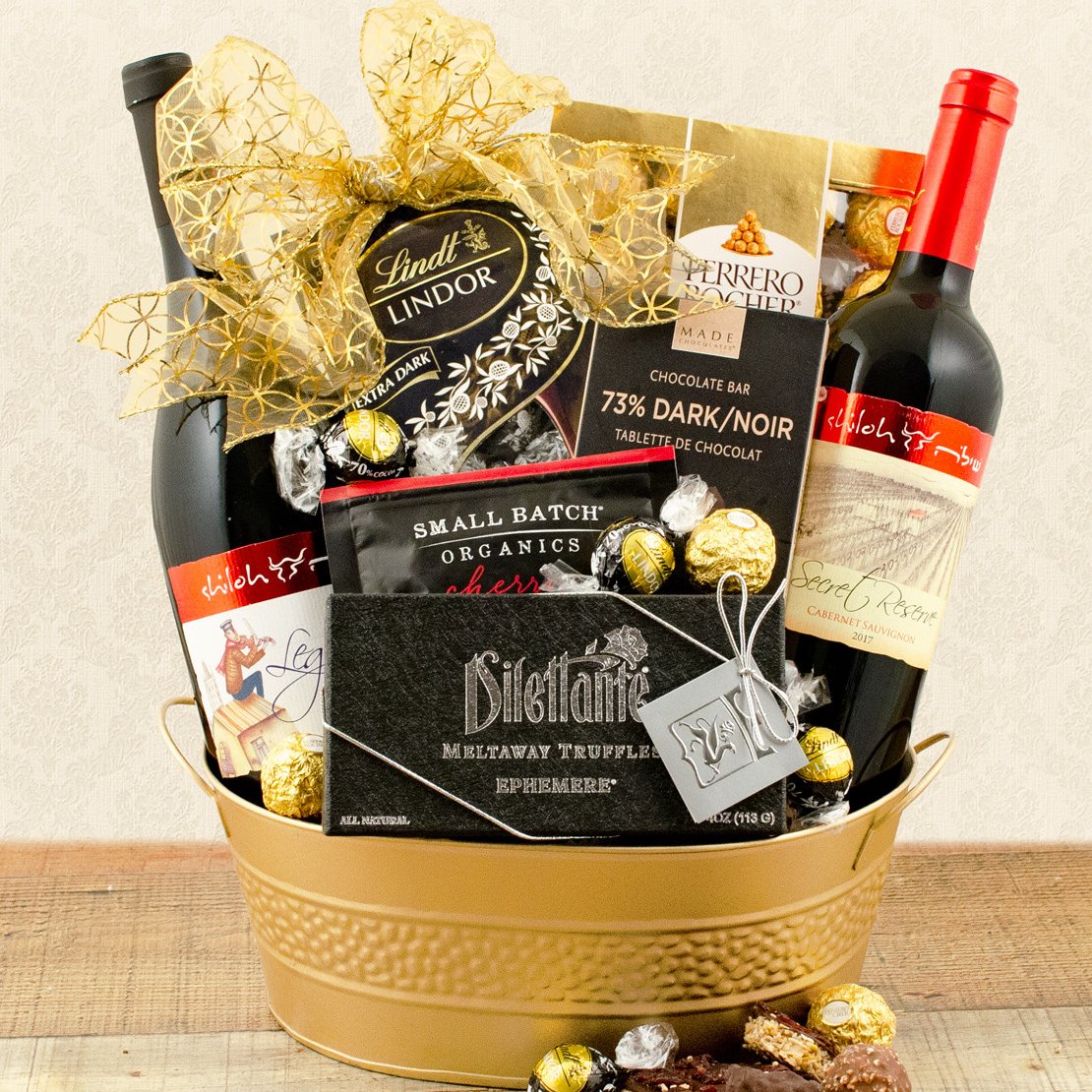Shiloh Red Duet: Kosher Wine Gift Basket