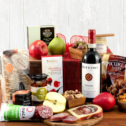 Chianti Artisanal Delights: Wine Gift Crate