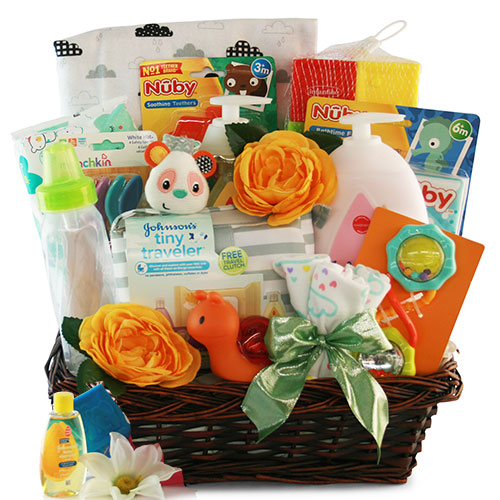 Sophisticated Baby: Baby Gift Basket - Choose Boy, Girl or Neutral